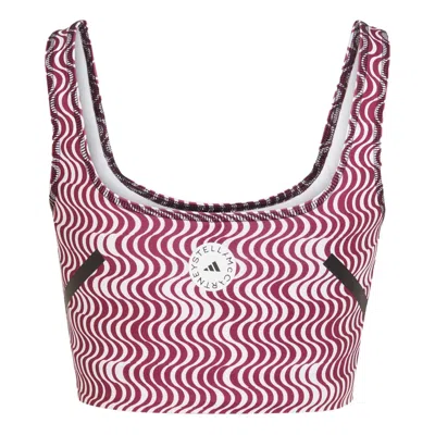 Adidas Originals (wmns) Adidas By Stella Mccartney Truepurpose Printed Crop Top 'pink'