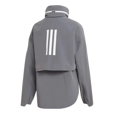 Adidas Originals (wmns) Adidas Myshelter Regenjacke Rain Jacket 'grey' In Gray