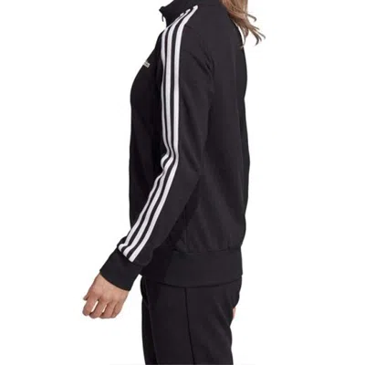 Adidas Originals (wmns) Adidas Essentials 3-stripes Track Jacket Asia Sizing 'black Whiteb'