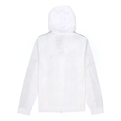 Adidas Originals (wmns) Adidas Essentials 3-stripes Windbreaker Asia Sizing 'white Black'