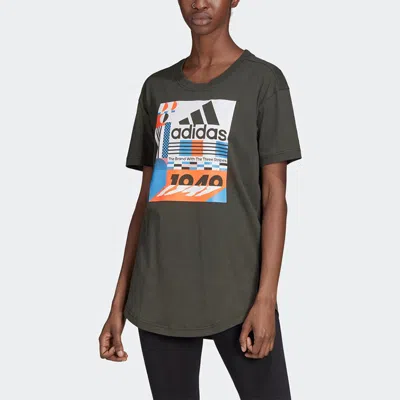 Adidas Originals (wmns) Adidas Sports Round-neck Brown In Multi