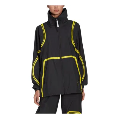 Adidas Originals (wmns) Adidas By Stella Mccartney Wind Jacket 'black Yellow'