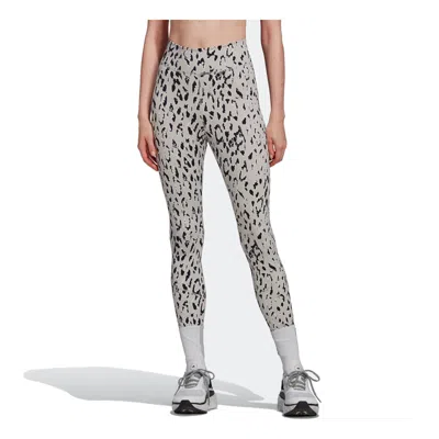 Adidas Originals (wmns) Adidas By Stella Mccartney Training Leggings 'grey Black' In Gray