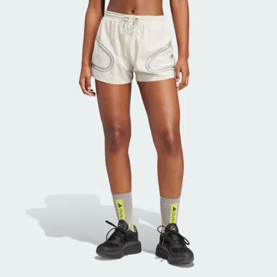 Adidas Originals (wmns) Adidas By Stella Mccartney Truepace Running Shorts 'white' In Neutral