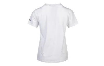 Adidas Originals (wmns) Adidas Sub Logo Tee Casual Sports Round Neck Short Sleeve White