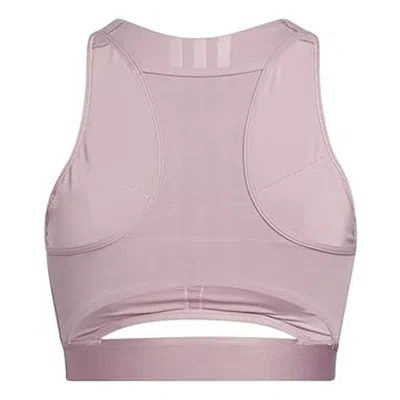 Adidas Originals (wmns) Adidas Coreflow Medium-support Bra 'purple' In Multi