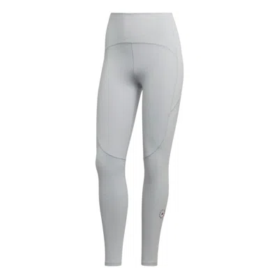 Adidas Originals (wmns) Adidas By Stella Mccartney True Strength Yoga 7/8 Tight 'grey' In Gray