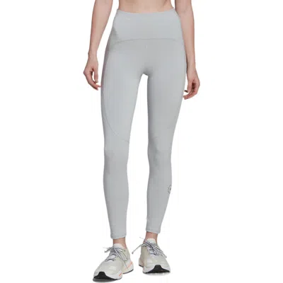 Adidas Originals (wmns) Adidas By Stella Mccartney True Strength Yoga 7/8 Tight 'grey' In Gray