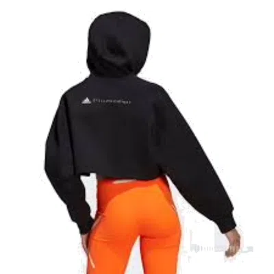 Adidas Originals (wmns) Adidas By Stella Mccartney Cropped Hoodie 'black'