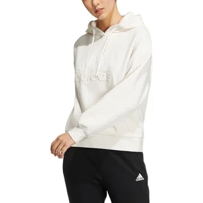 Adidas Originals (wmns) Adidas Met Hoodie 'white' In Gray