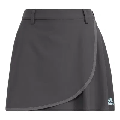 Adidas Originals (wmns) Adidas Wind.rdy Stretch Flared Skirt 'black' In Gray