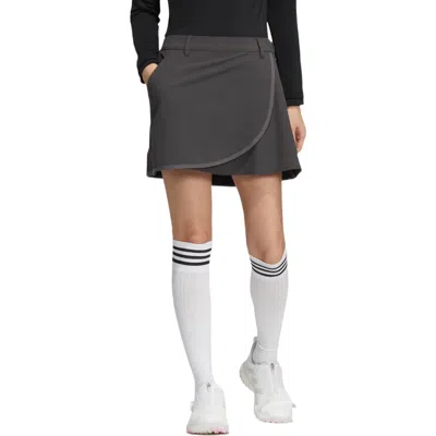 Adidas Originals (wmns) Adidas Wind.rdy Stretch Flared Skirt 'black' In Gray