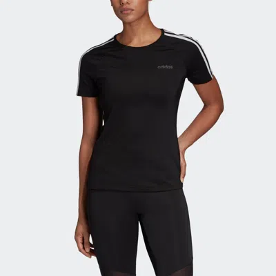 Adidas Originals (wmns) Adidas Design 2 Move 3-stripe T-shirt 'black'
