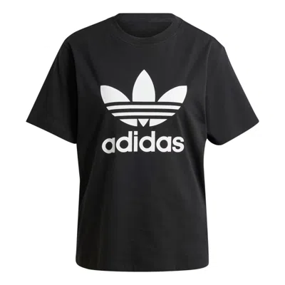 Adidas Originals (wmns) Adidas Trefoil Regular T-shirt 'black White'