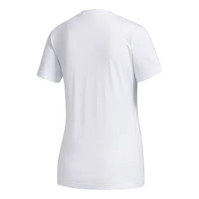 Adidas Originals (wmns) Adidas Boxed Logo Graphic T-shirt Asia Sizing 'white Teal'