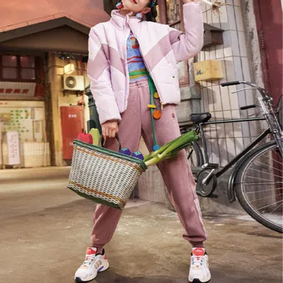 Adidas Originals (wmns) Adidas Neo Down Jackets 'pink' In Multi