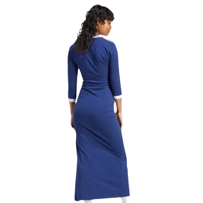 Adidas Originals (wmns)  Adicolor Colro Claic 3-maxi Srtipe Dress 'blue'