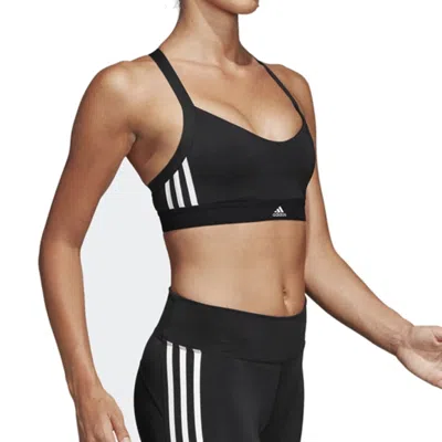 Adidas Originals (wmns) Adidas All Me 3-stripes Bra Asia Sizing 'black Whtie'