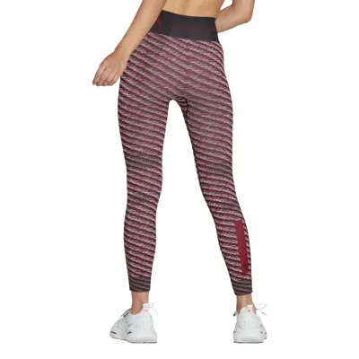 Adidas Originals (wmns) Adidas By Stella Mccartney Knit Training Tights 'red Black' In Brown