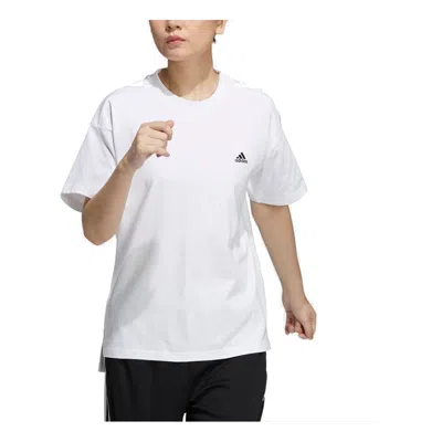 Adidas Originals (wmns) Adidas Wording Loose Fit Sportswear T-shirt 'white'