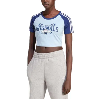 Adidas Originals (wmns)  X Hello Kitty Graphic T-shirt Asia Sizing 'blue'