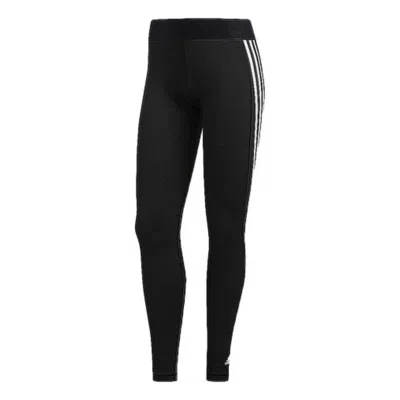 Adidas Originals (wmns) Adidas Alphaskin 3-stripes Long Tights Asia Sizing 'black'