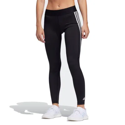 Adidas Originals (wmns) Adidas Alphaskin 3-stripes Long Tights Asia Sizing 'black'
