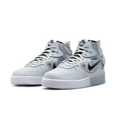 Nike Air Force 1 React Mid 'grey' In Gray