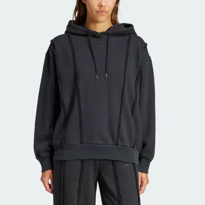 Adidas Originals (wmns)  Distressed Hoodie Asia Sizing 'black'