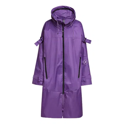 Adidas Originals (wmns) Adidas By Stella Mccartney Long Parka 'purple' In Multi