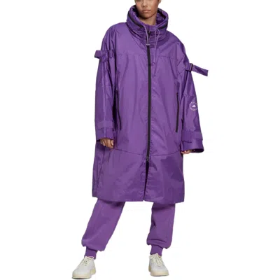 Adidas Originals (wmns) Adidas By Stella Mccartney Long Parka 'purple' In Multi