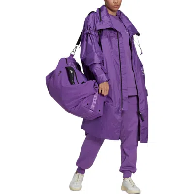 Adidas Originals (wmns) Adidas By Stella Mccartney Long Parka 'purple' In Multi