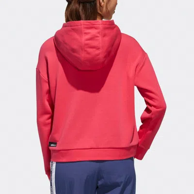 Adidas Originals (wmns) Adidas Neo Sports Hoodie Pink In Red