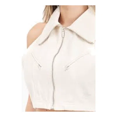 Adidas Originals (wmns) Adidas Fashion Montreal Denim Cropped Vest 'white'