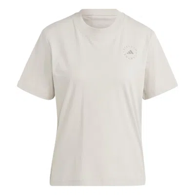 Adidas Originals (wmns) Adidas By Stella Mccartney Truecasuals Regular Sportswear Tee 'dove Grey' In Gray