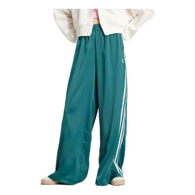 Adidas Originals (wmns) Adidas Adicolor Satin Wide Leg Track Pants Asia Sizing 'collegiate Green'