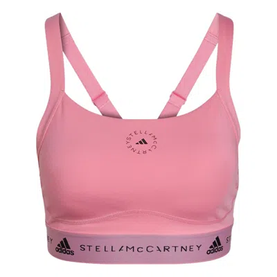 Adidas Originals (wmns) Adidas By Stella Mccartney Truepurpose Medium Support Bra 'pink' In Multi