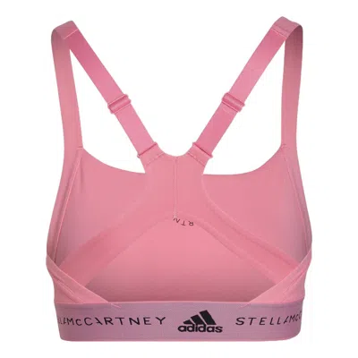 Adidas Originals (wmns) Adidas By Stella Mccartney Truepurpose Medium Support Bra 'pink' In Multi