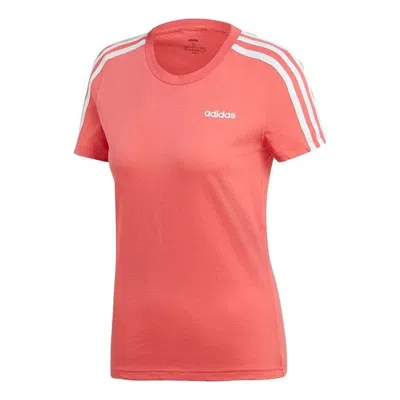 Adidas Originals (wmns) Adidas Essentials 3-stripes Slim T-shirt 'pink'