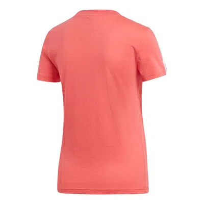 Adidas Originals (wmns) Adidas Essentials 3-stripes Slim T-shirt 'pink'
