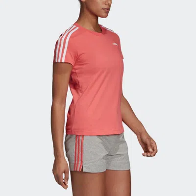 Adidas Originals (wmns) Adidas Essentials 3-stripes Slim T-shirt 'pink'