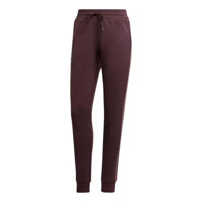 Adidas Originals (wmns) Adidas Germany Sports Pants 'burgundy' In Brown