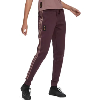 Adidas Originals (wmns) Adidas Germany Sports Pants 'burgundy' In Brown
