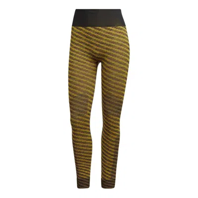 Adidas Originals (wmns) Adidas By Stella Mccartney Knit Training Pants 'green' In Brown