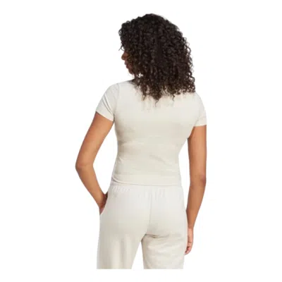 Adidas Originals (wmns) Adidas Baby Look Essentials 3-stripes Slim T-shirt 'white'