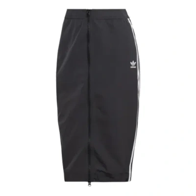 Adidas Originals (wmns) Adidas Adicolor Classics Long Track Skirt 'black' In Multi