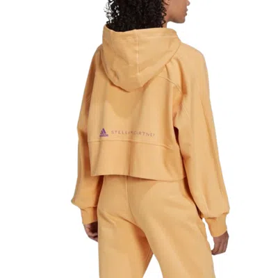 Adidas Originals (wmns) Adidas By Stella Mccartney Cropped Hoodie 'orange'