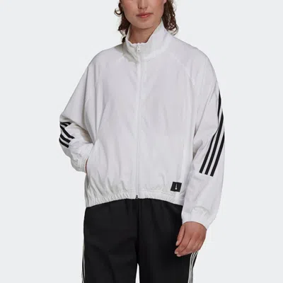 Adidas Originals (wmns) Adidas W Fi Wv Tt Stripe Sports Stylish Jacket White