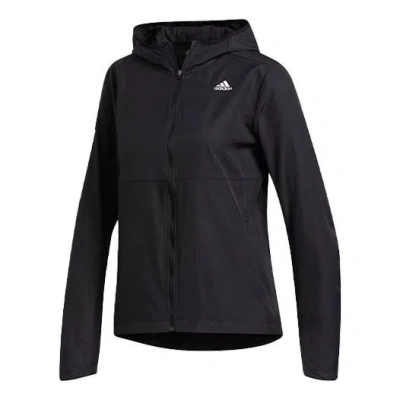 Adidas Originals (wmns) Adidas Own The Run Hooded Jacket Black