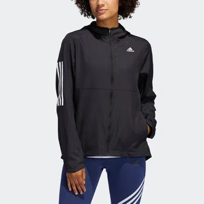 Adidas Originals (wmns) Adidas Own The Run Hooded Jacket Black